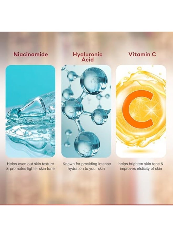 VLCC Bridal Glow Facial Kit - 147g | At-Home Facial With 3 Illuminator Strobe Creams - Gold, Lilac, Rose | With Hyaluronic Acid, Niacinamide, and Vitamin C - Image 4